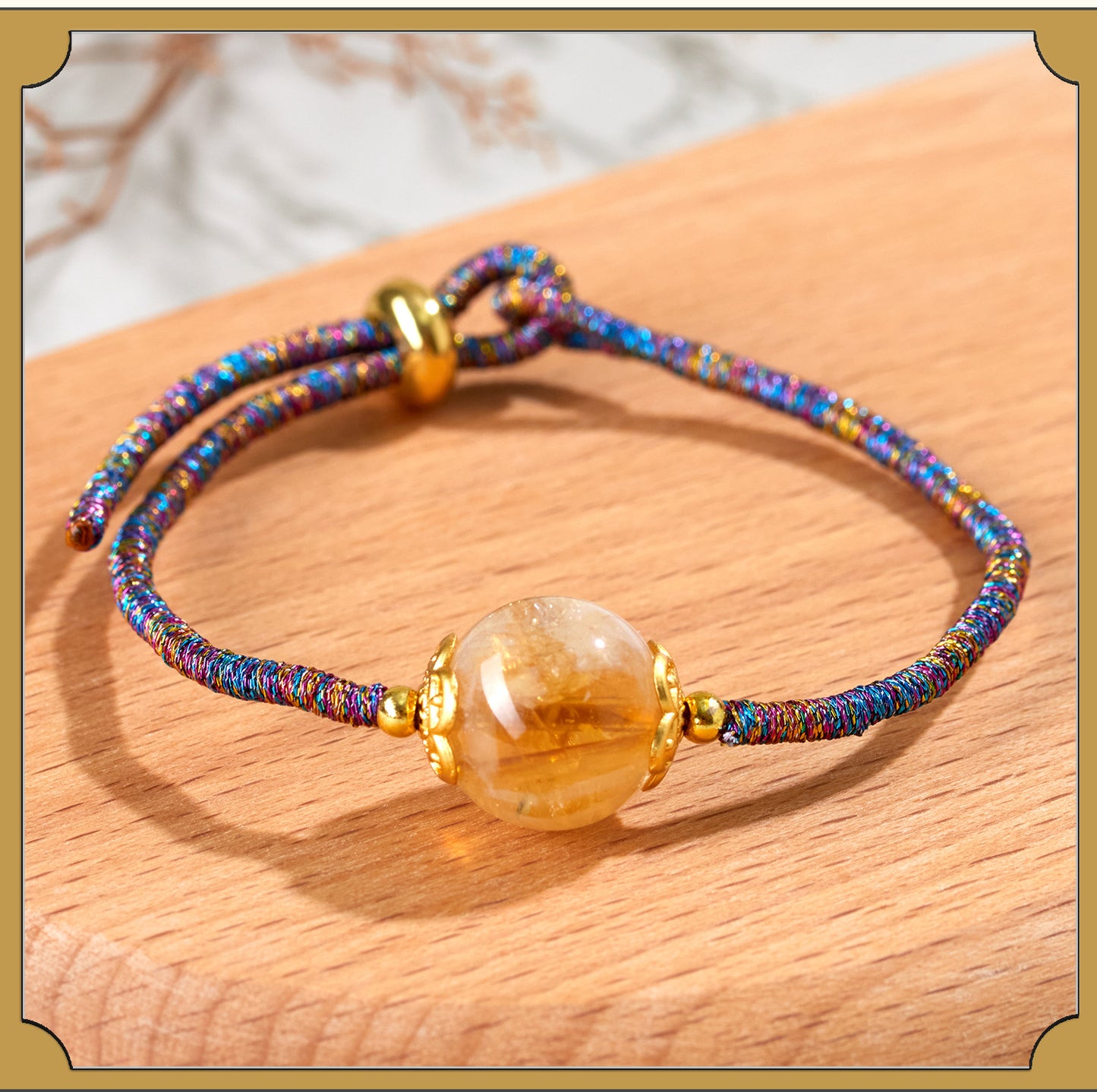 Natural Crystal Five Elements Balance Bracelet for Harmony and Luck