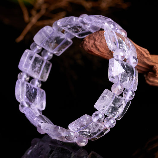 Lavender Amethyst Crystal Bracelet | Spiritual Elegance for Women