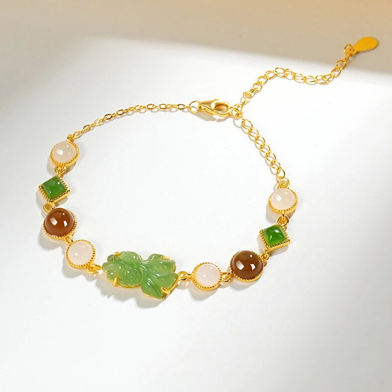 和田碧玉可调多款手链|高端女士灵性手饰