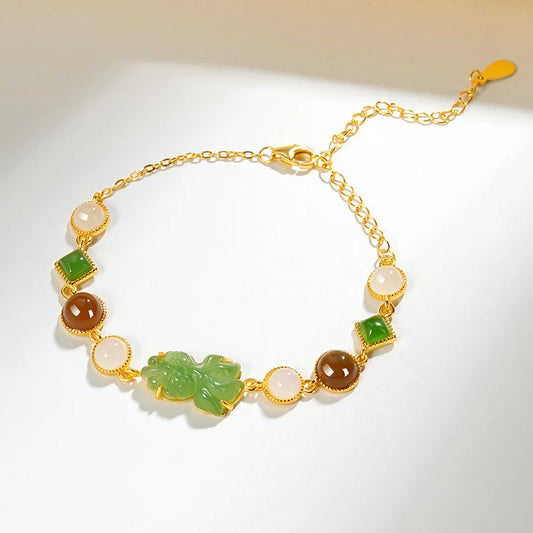 和田碧玉可调多款手链|高端女士灵性手饰