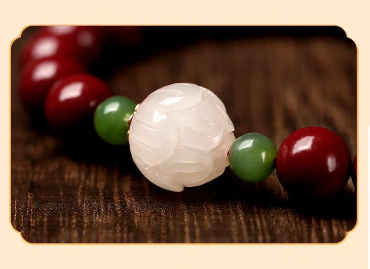 High-grade Jewelry Peace and Joy Bracelet Female Lucky Beads Year Of Life Bracelet Amulet Attracts Wealth