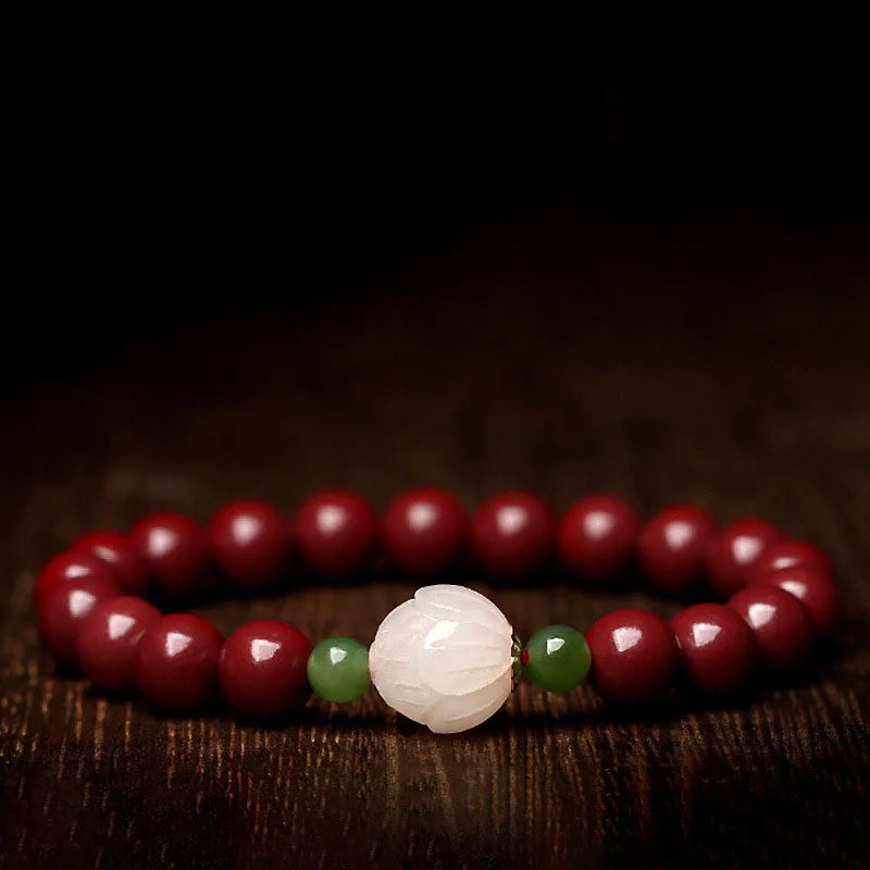 High-grade Jewelry Peace and Joy Bracelet Female Lucky Beads Year Of Life Bracelet Amulet Attracts Wealth