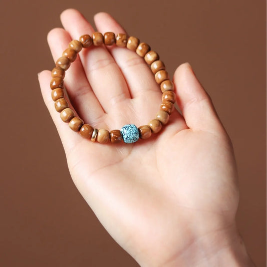 Gobi Bodhi Pearl Prayer Bracelet Desert Talisman