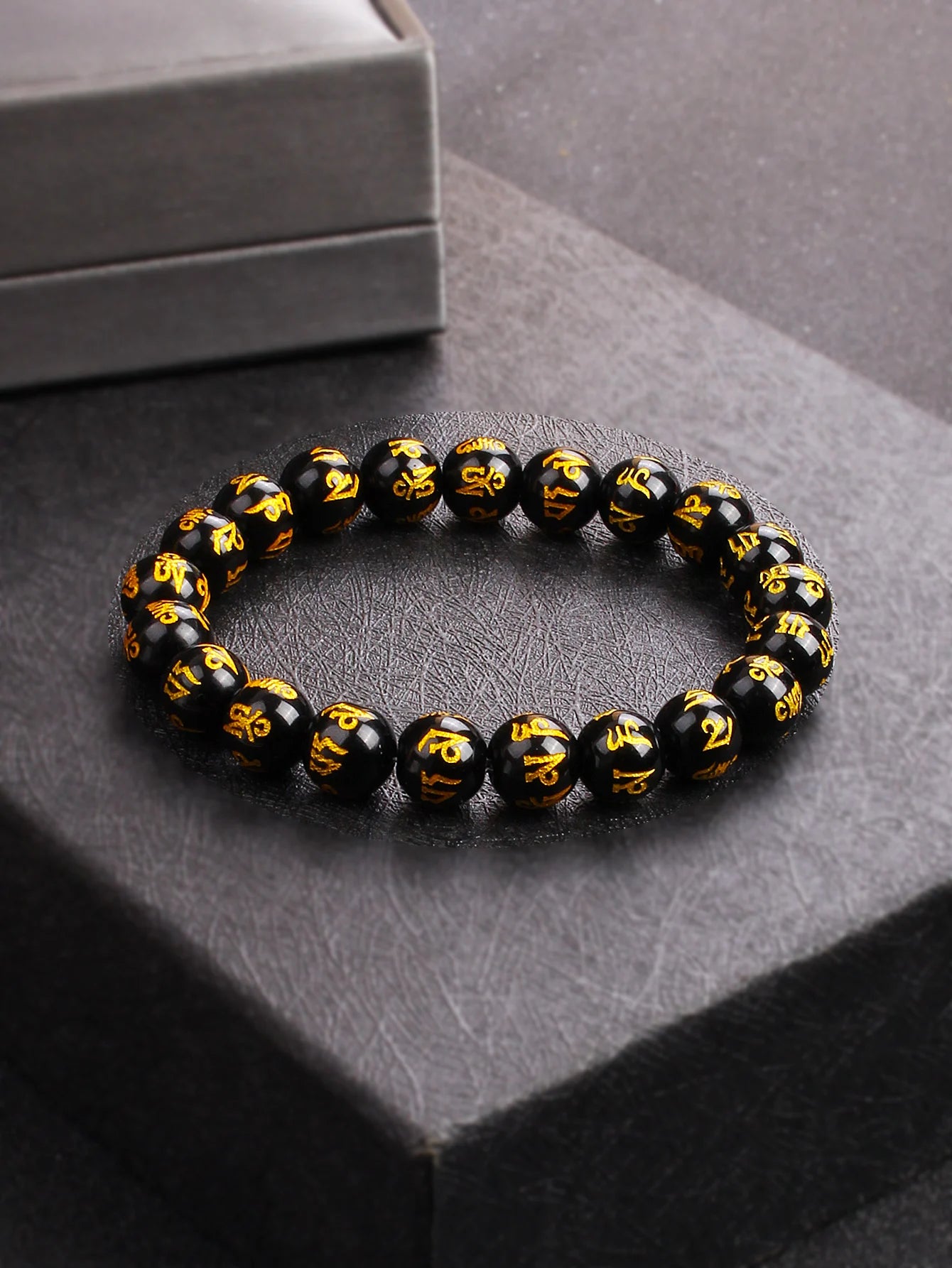 Gold Color Pi Xiu Bracelets Women Feng Shui Obsidian Wealth Pi Yao Bracelets Men 10m Dragon Mantra Bead Bangle Lucky Jewelry New