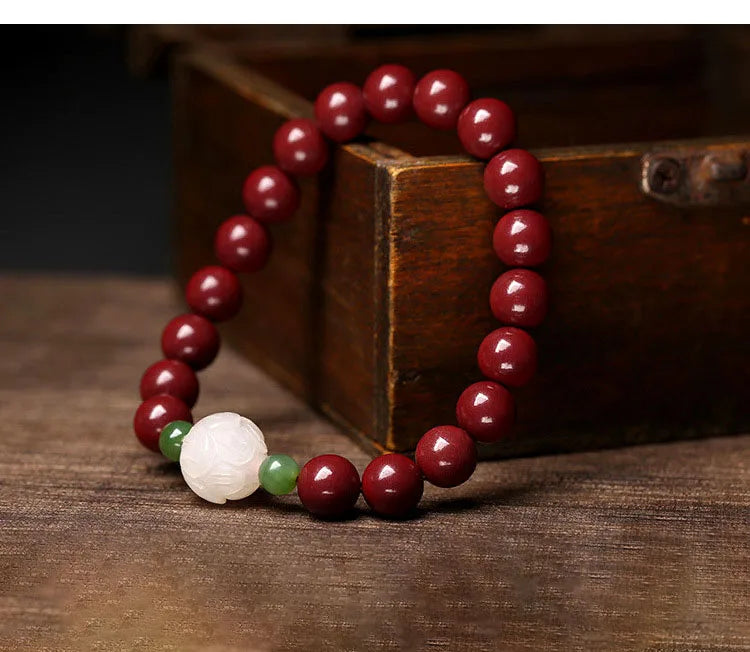 High-grade Jewelry Peace and Joy Bracelet Female Lucky Beads Year Of Life Bracelet Amulet Attracts Wealth