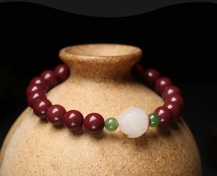 High-grade Jewelry Peace and Joy Bracelet Female Lucky Beads Year Of Life Bracelet Amulet Attracts Wealth