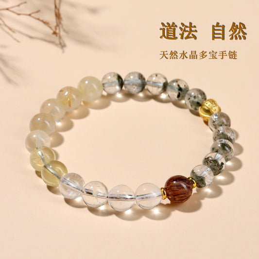 Five Elements Crystal Bracelet - Natural Gemstone Balance for Women
