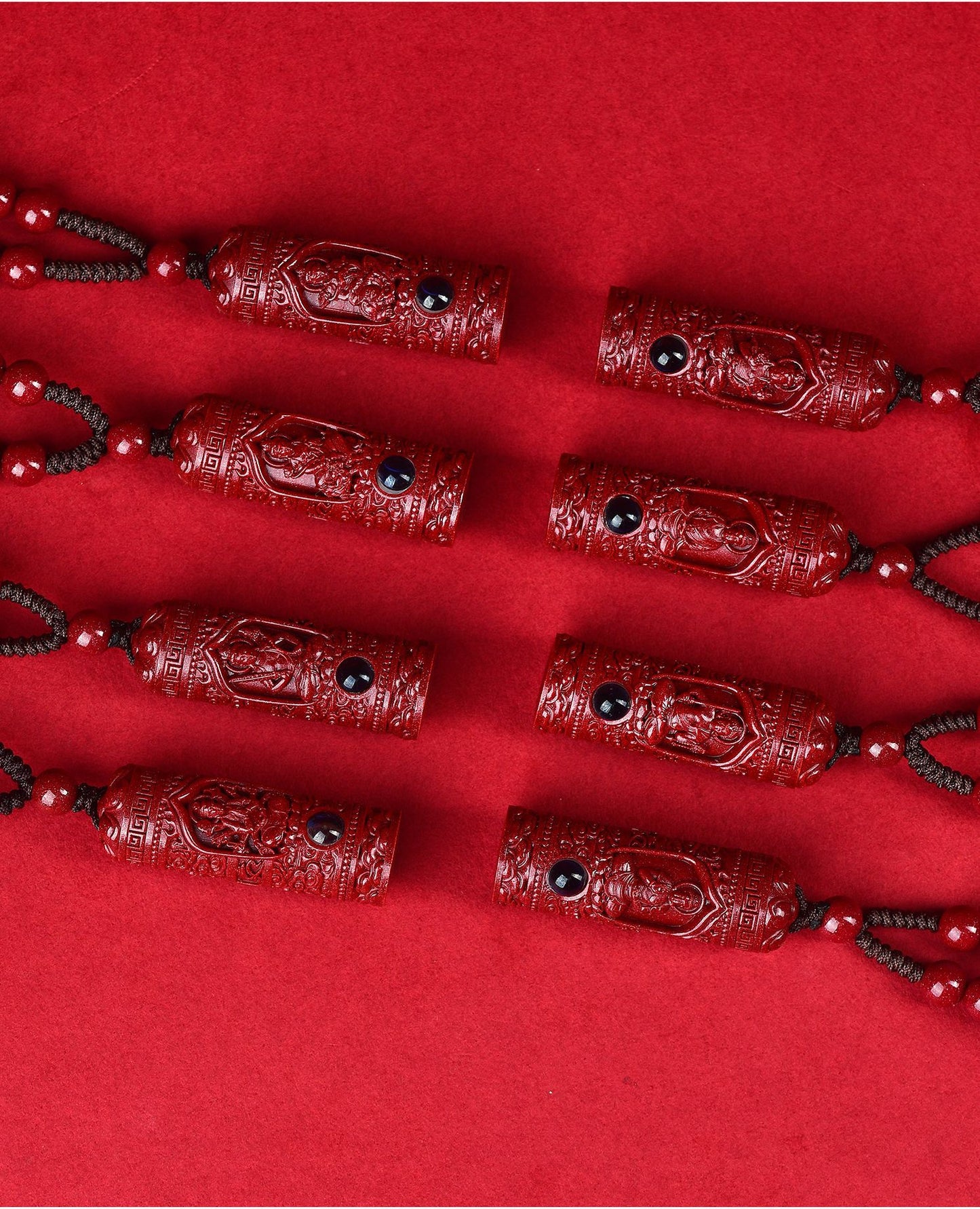 Natural Purple Gold Sand Zodiac Buddha Projection Pendant - Eight Guardian Gods Spiritual Amulet