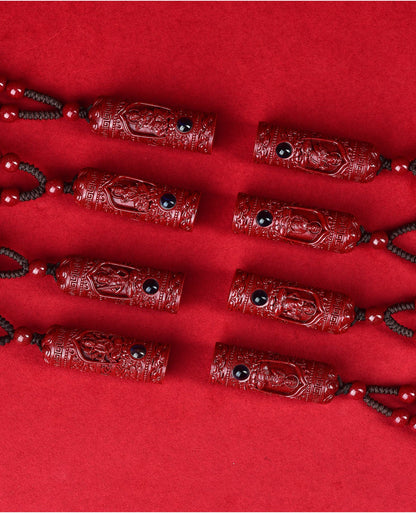 Natural Purple Gold Sand Zodiac Buddha Projection Pendant - Eight Guardian Gods Spiritual Amulet