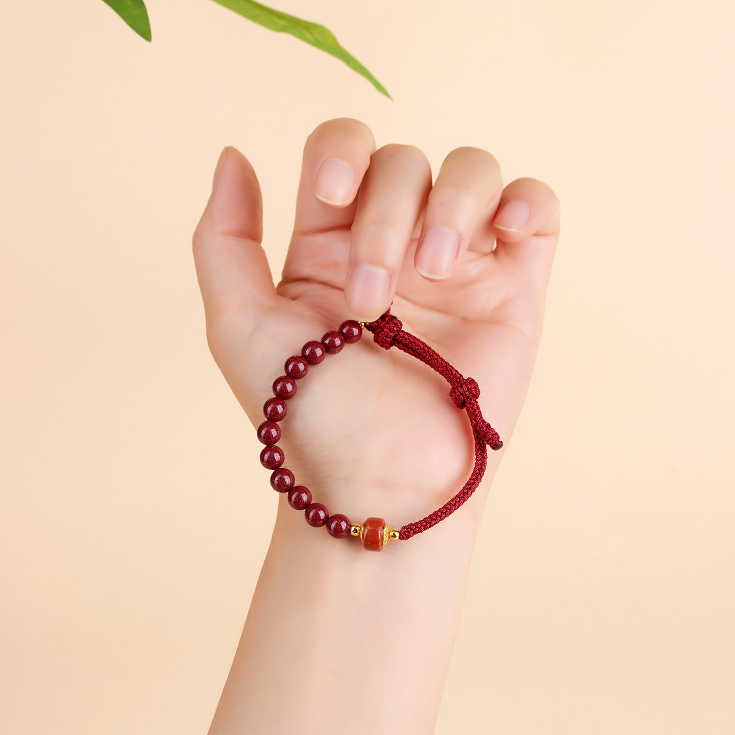 Purple Gold Cinnabar DIY Handmade Woven Bracelet | Wealth Protection & Spiritual Elegance