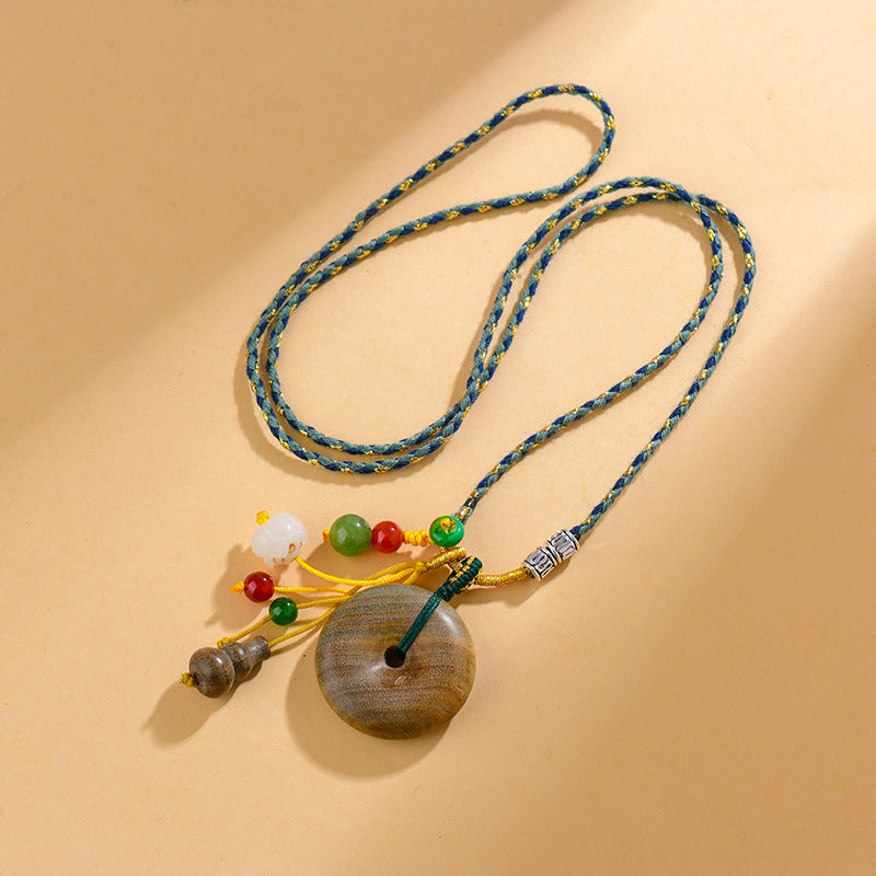 Agarwood Buddhist Prayer Bead Necklace - Zen Meditation Beads for Spiritual Harmony