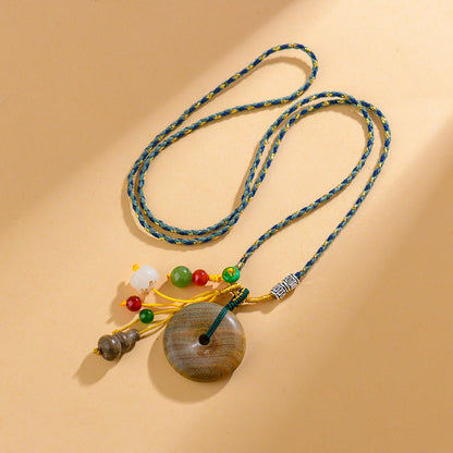 Agarwood Buddhist Prayer Bead Necklace - Zen Meditation Beads for Spiritual Harmony