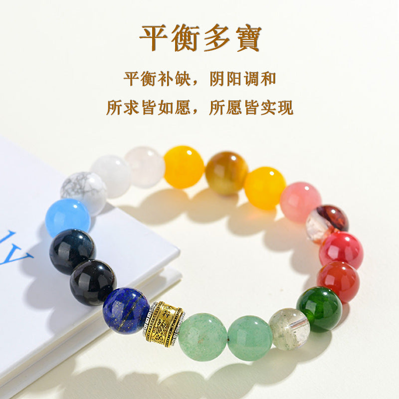 Five Elements Energy Balance Bracelet | Crystal Agate Harmony for Couples