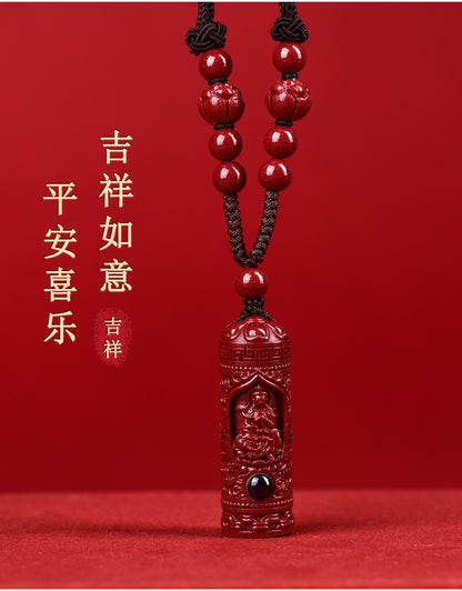 Natural Purple Gold Sand Zodiac Buddha Projection Pendant - Eight Guardian Gods Spiritual Amulet