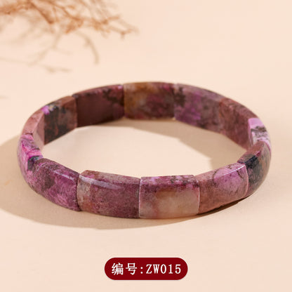 Natural Sodalite Crystal Irregular Bracelet | Elegant Women's Spiritual Jewelry for Harmony and Luck