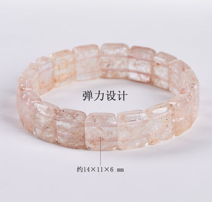 Natural Crystal Powder Handmade Bracelet - Women's Lucky Charm Fashion Energy