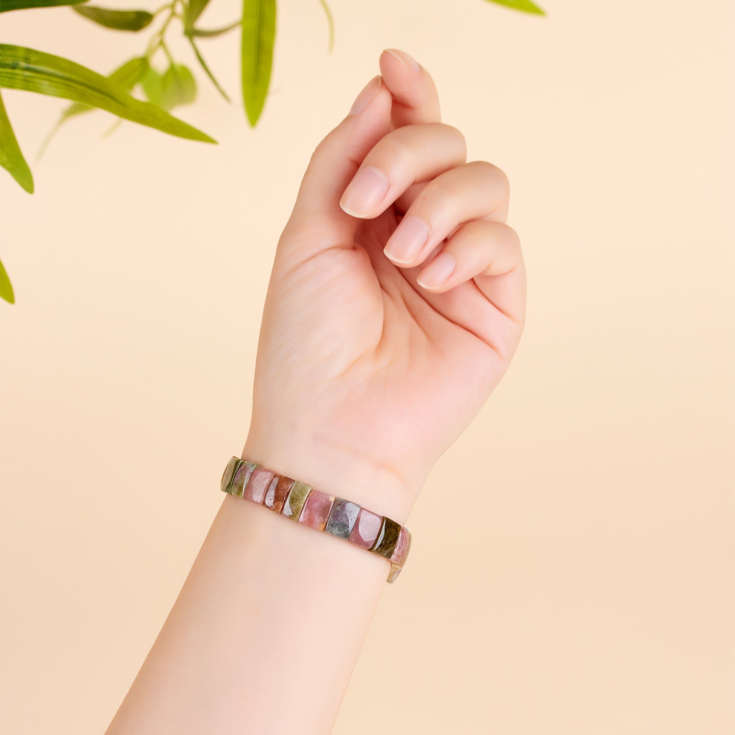 Natural Crystal Tourmaline Bracelet | Wealth Stone for Women's Fashion & Spiritual Energy