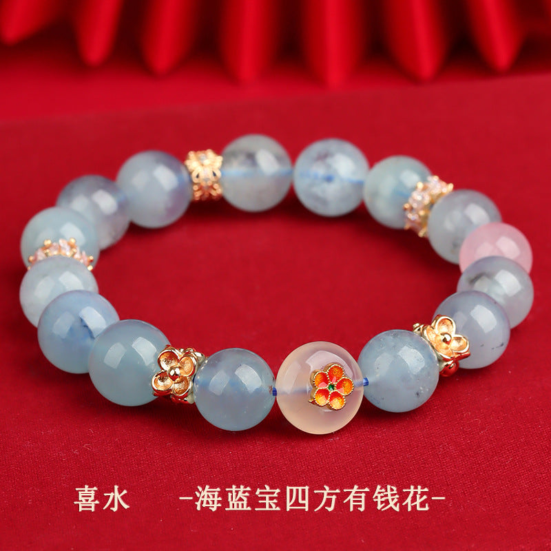 Natural Crystal Five Elements Bracelet - Balance Energy with Multi-Gemstones for Harmony