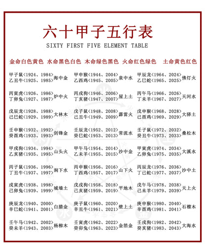 Natural White Crystal Five Elements Balance Bracelet | Harmony for Couples