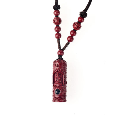 Natural Purple Gold Sand Zodiac Buddha Projection Pendant - Eight Guardian Gods Spiritual Amulet