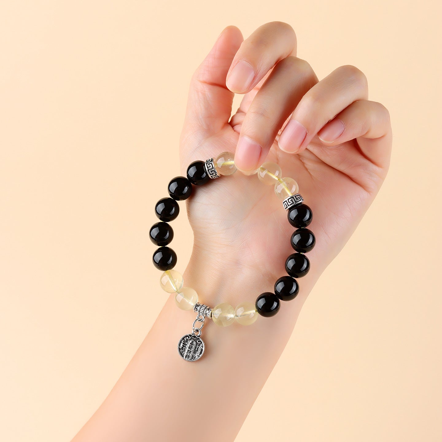 Five Elements Wealth God Crystal Bracelet | Balance Energy & Attract Prosperity