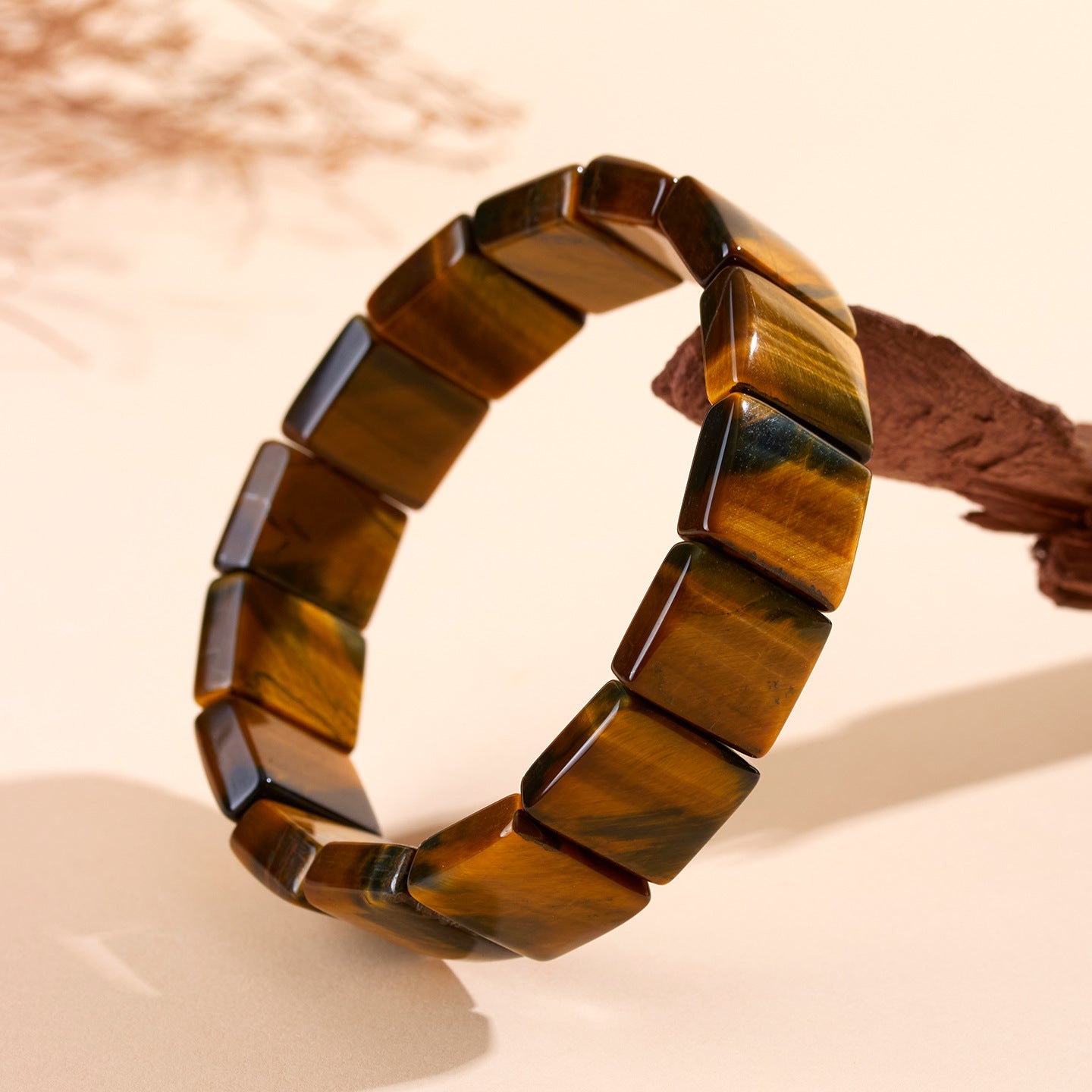 Natural Yellow Tiger Eye Stone Bracelet - Mystical Protection and Wealth Attraction Unisex Jewelry