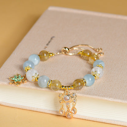 Libra Crystal Zodiac Bracelet | Balance Harmony & Positive Energy Talisman