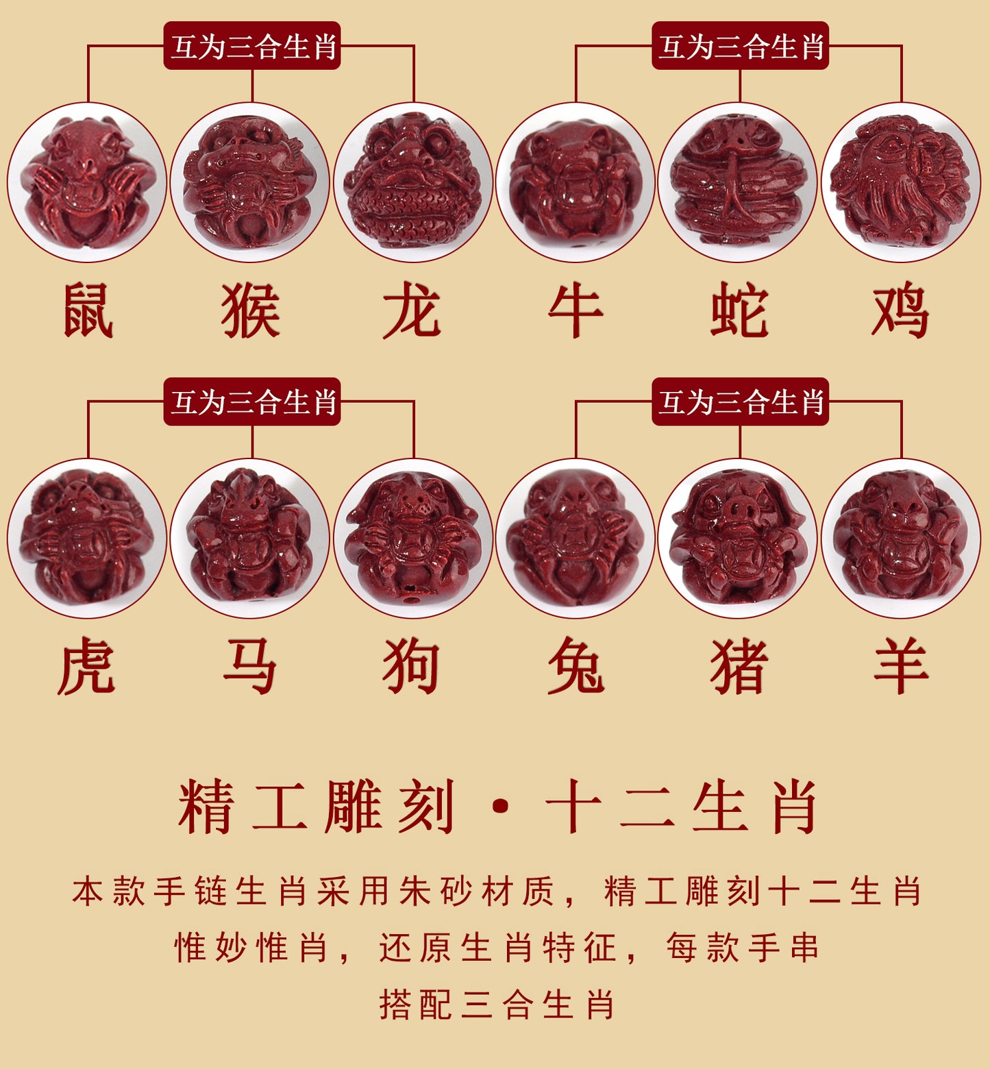 Natural Purple Gold Cinnabar Zodiac Pixiu Bracelet | Wealth Attraction & Protection Talisman