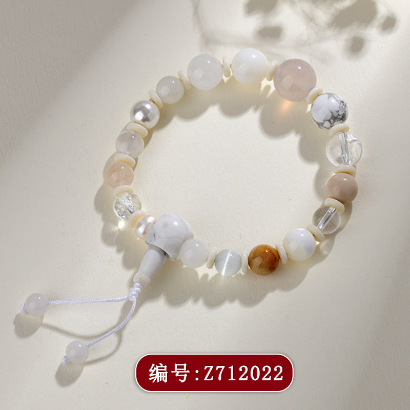 Eighteen Seeds Crystal Five Elements Harmony Bracelet for Couples - Balance and Fortune