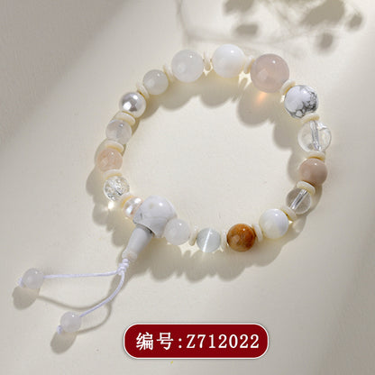 Eighteen Seeds Crystal Five Elements Harmony Bracelet for Couples - Balance and Fortune