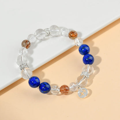Twelve Constellations Natural Crystal Bracelet｜Spiritual Fortune & Cosmic Protection Jewelry
