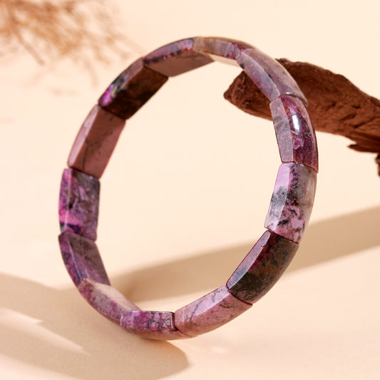 Natural Sodalite Crystal Irregular Bracelet | Elegant Women's Spiritual Jewelry for Harmony and Luck