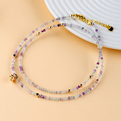 Natural Ametrine Multi-Circle Women's Bracelet | Wealth & Wisdom Crystal Jewelry