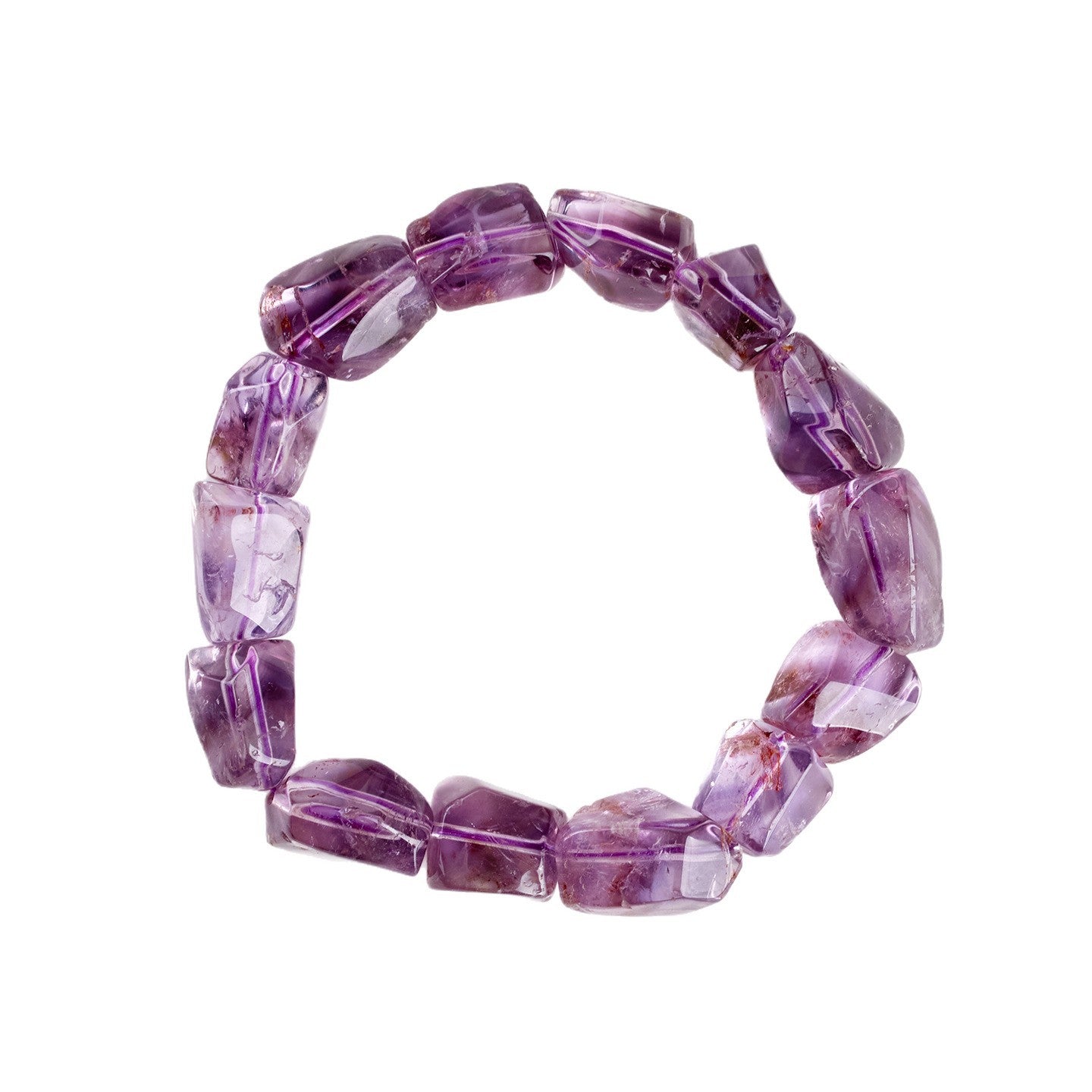 Natural Amethyst Crystal Bracelet | Love & Spiritual Energy Stone for Women