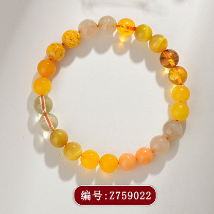 Five Elements Multi-Treasure Crystal Bracelet | Balance Energy Luck Protection Unisex Couple