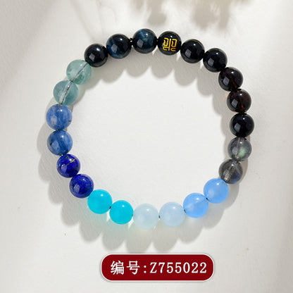 Five Elements Multi-Treasure Crystal Bracelet | Balance Energy Luck Protection Unisex Couple
