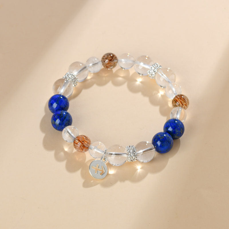 Twelve Constellations Natural Crystal Bracelet｜Spiritual Fortune & Cosmic Protection Jewelry