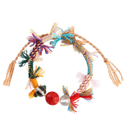 Natural Imperial Red Cinnabar Mountain Ghost Flower Tibetan Bracelet - Spiritual Protection & Fashion