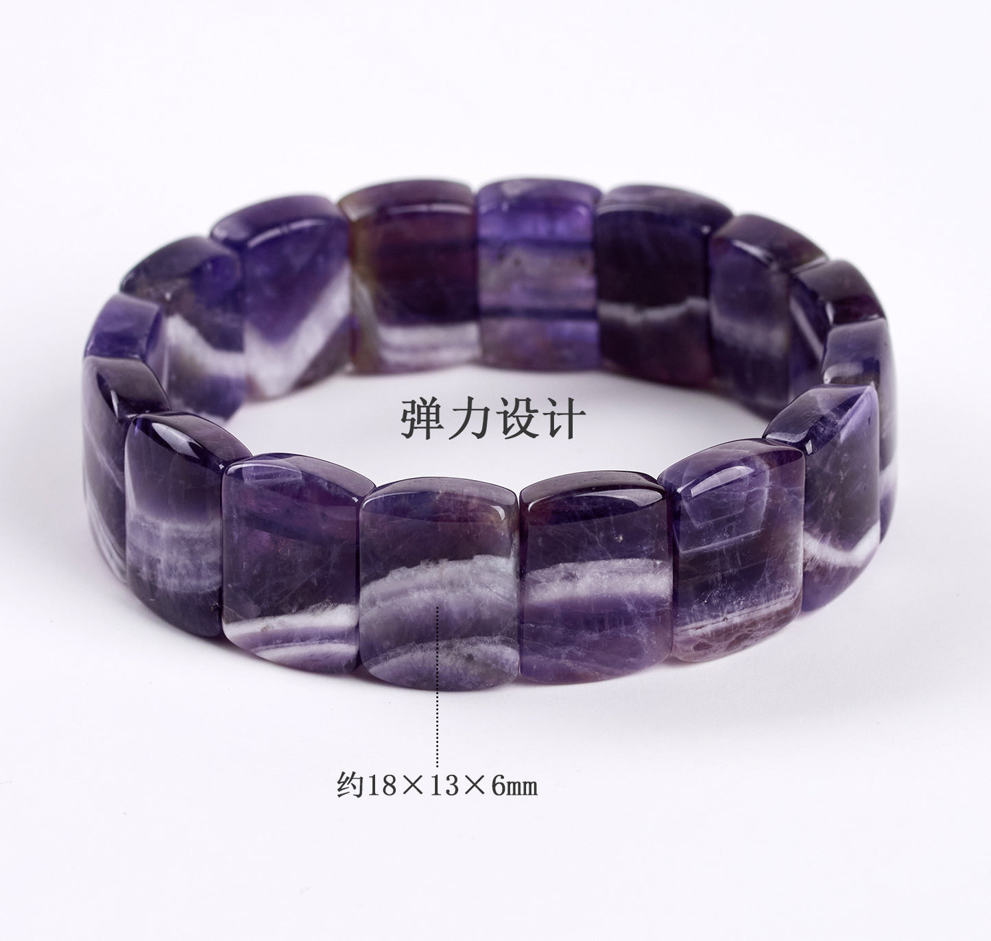 Dream Amethyst Crystal Bracelet for Love and Spiritual Harmony | Natural Stone Jewelry