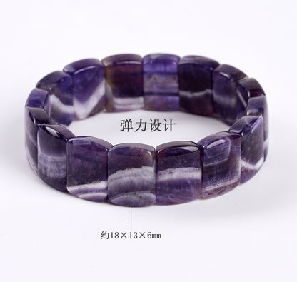 Dream Amethyst Crystal Bracelet for Love and Spiritual Harmony | Natural Stone Jewelry