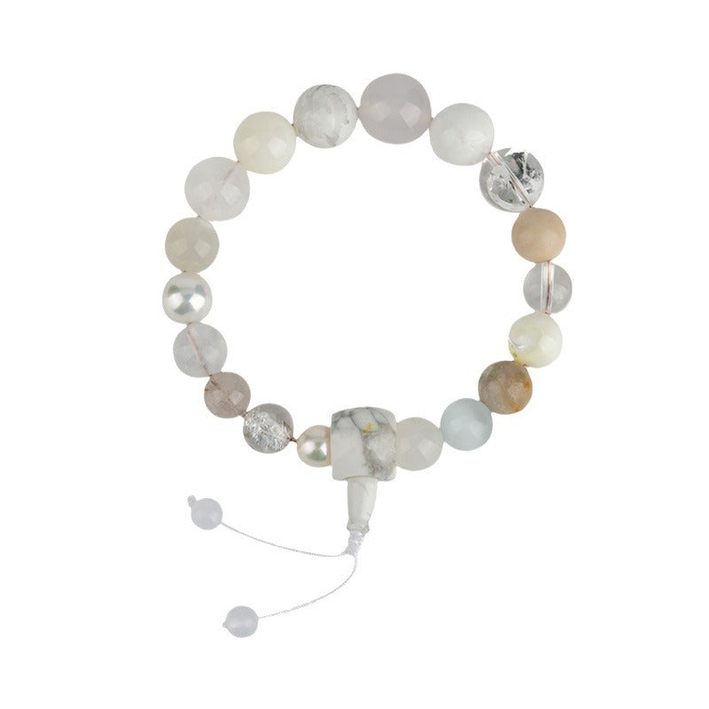 Eighteen Seeds Crystal Five Elements Harmony Bracelet for Couples - Balance and Fortune