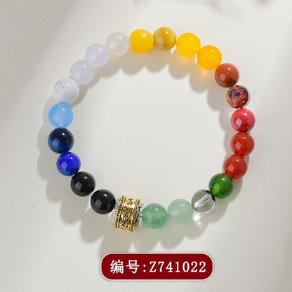 Five Elements Energy Balance Bracelet | Crystal Agate Harmony for Couples