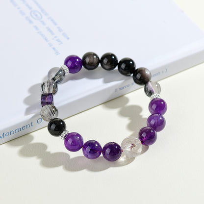 Natural Multi-Gemstone Zodiac Bracelet | Cosmic Energy & Luck Talisman for Women