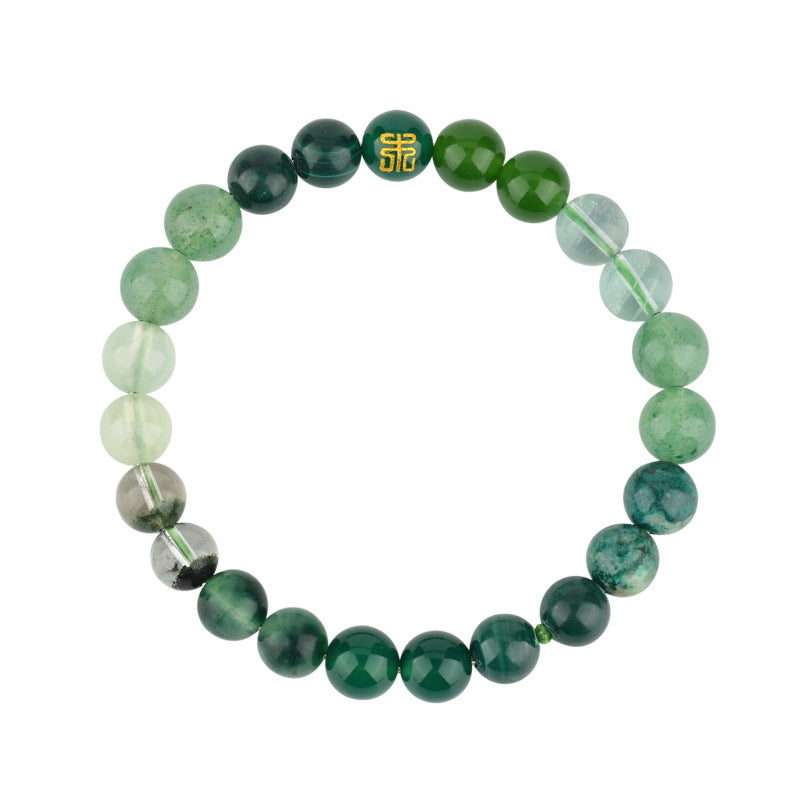 Five Elements Multi-Treasure Crystal Bracelet | Balance Energy Luck Protection Unisex Couple