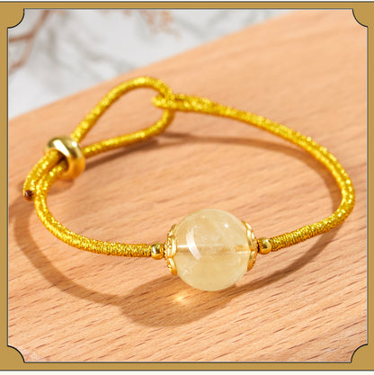 Natural Crystal Five Elements Balance Bracelet for Harmony and Luck