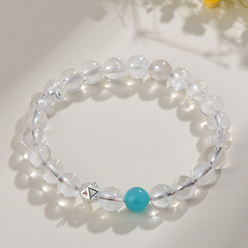 Natural Multi-Gem White Crystal Zodiac Guardian Bracelet｜Energy Stone for Protection & Harmony