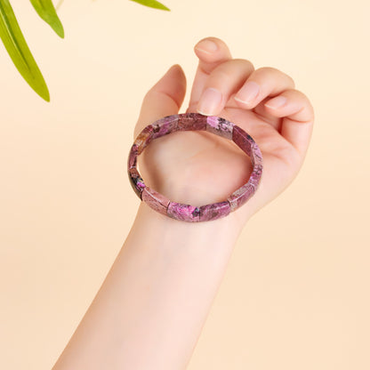 Natural Sodalite Crystal Irregular Bracelet | Elegant Women's Spiritual Jewelry for Harmony and Luck