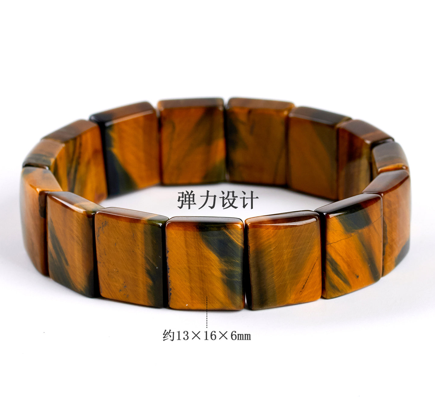 Natural Yellow Tiger Eye Stone Bracelet - Mystical Protection and Wealth Attraction Unisex Jewelry