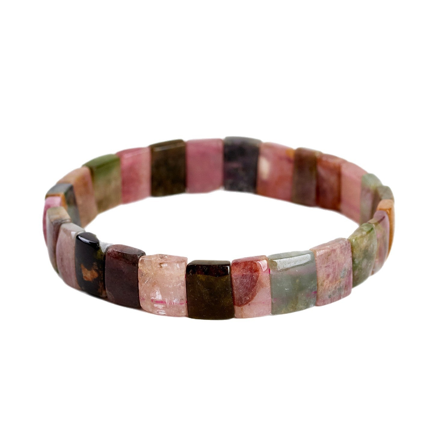 Natural Crystal Tourmaline Bracelet | Wealth Stone for Women's Fashion & Spiritual Energy
