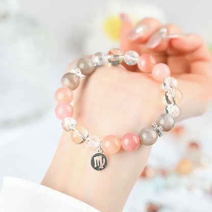 Twelve Constellations Natural Crystal Bracelet｜Spiritual Fortune & Cosmic Protection Jewelry